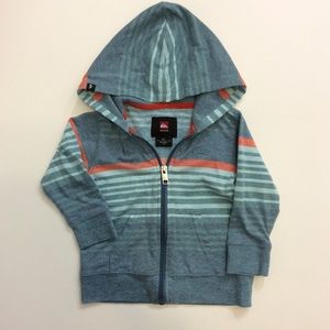 18M - Striped Zip Up Hoodie